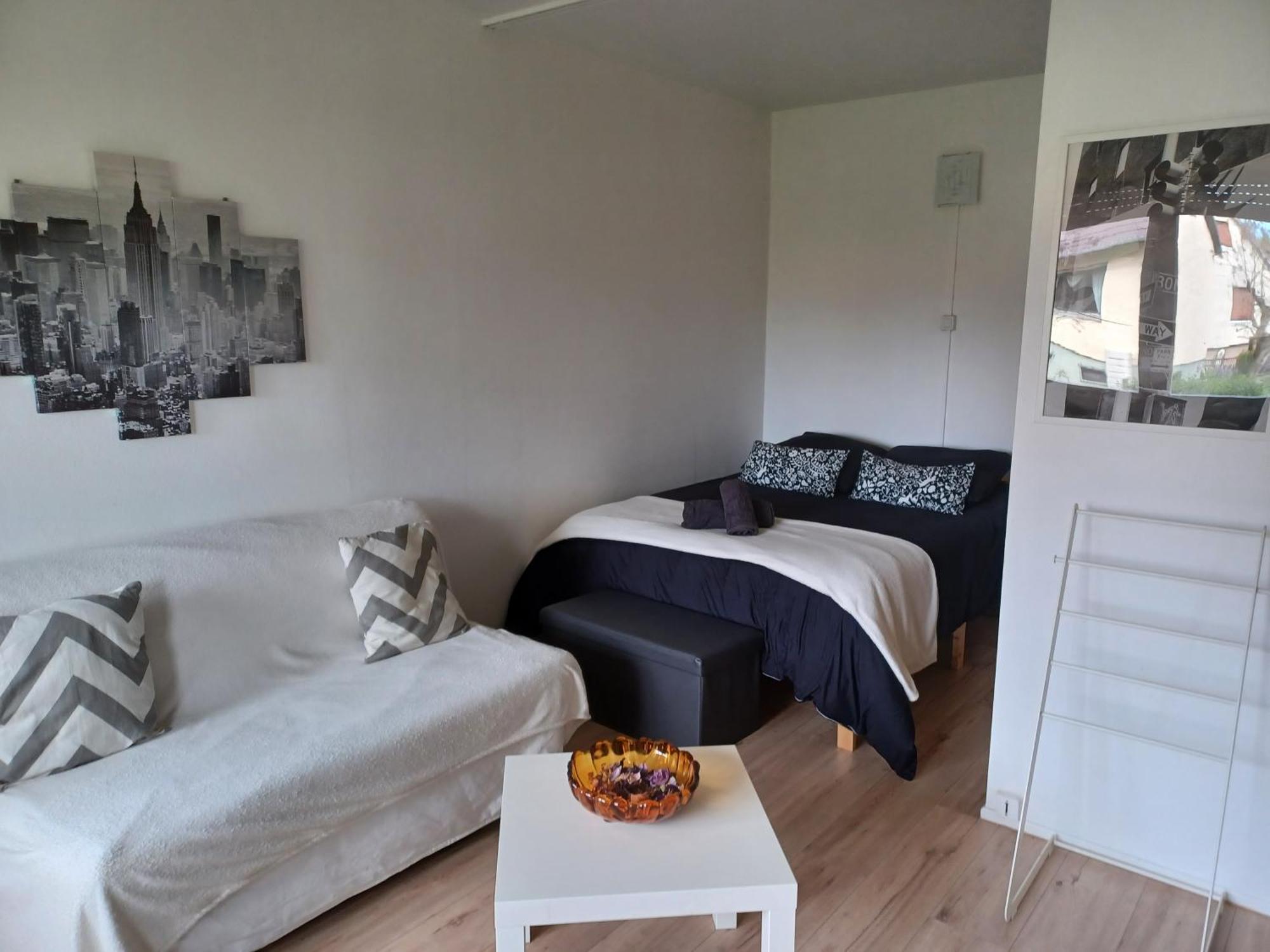 Apartamento Lumineux 1 pièce avec parking fermé et arrêt de tram à 100 m Mulhouse Exterior foto